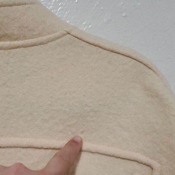 Vintage Geiger Australia Wool Sweater Jacket in Cream Size 44 or L - Picture 12 of 14